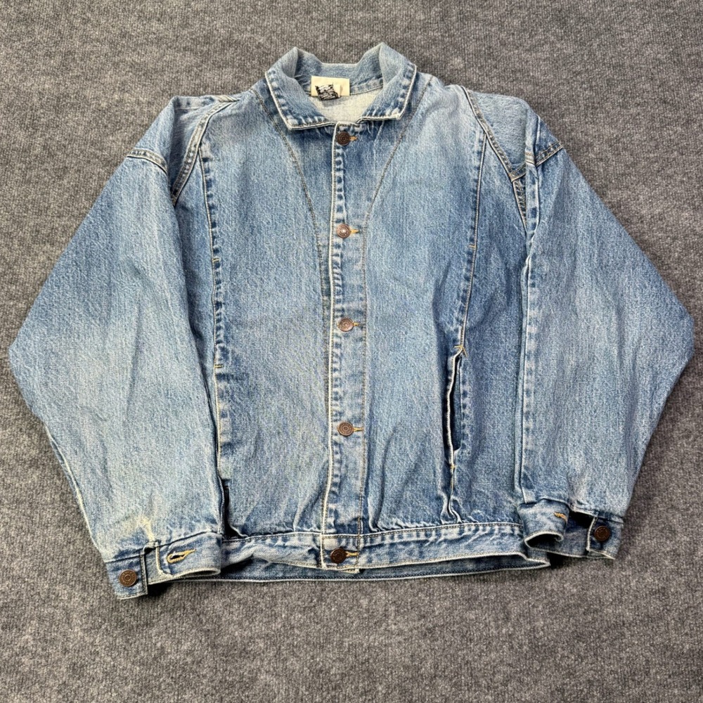 Cherokee Denim Jacket Womens M Blue Vintage 90s Retro Streetwear
